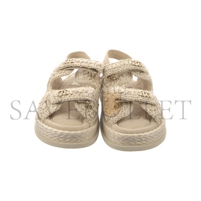 CHANEL INTERLOCKING CC LOGO ESPADRILLES G46339